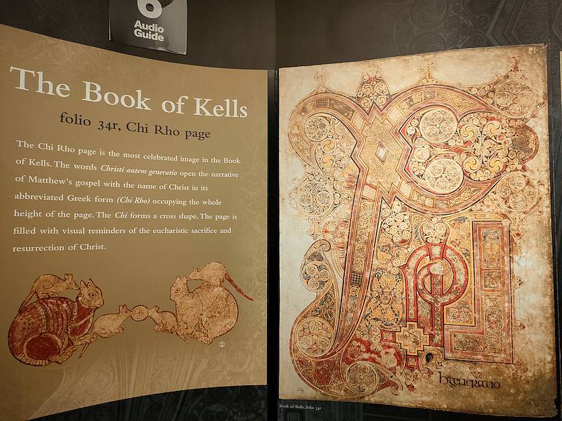 Chi Rho Page of the Book of Kells