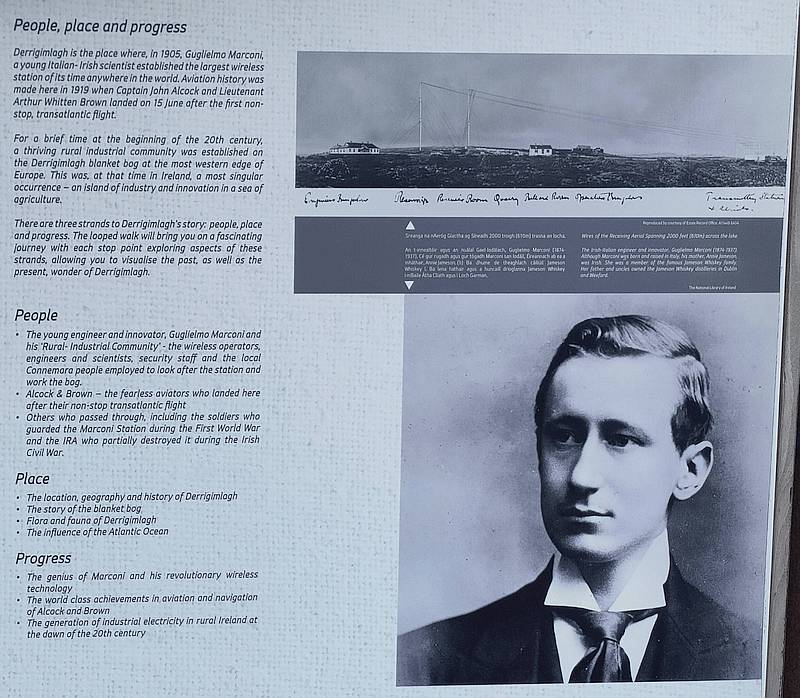 Panel and Photo about Marconi