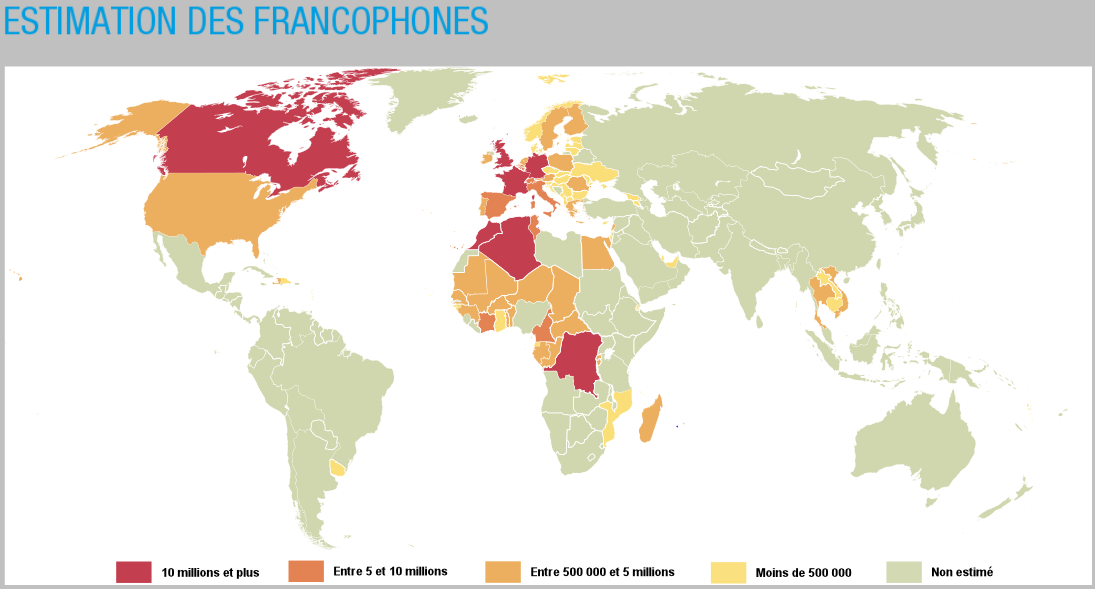 Estimation de francophones