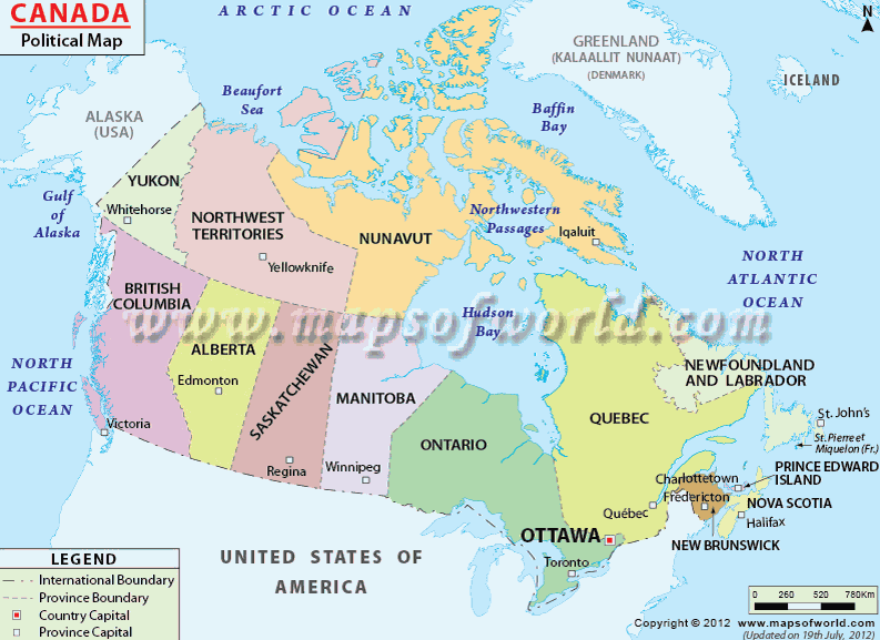 Map of Canada