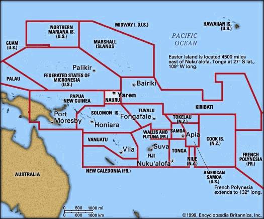 Map of Nauru