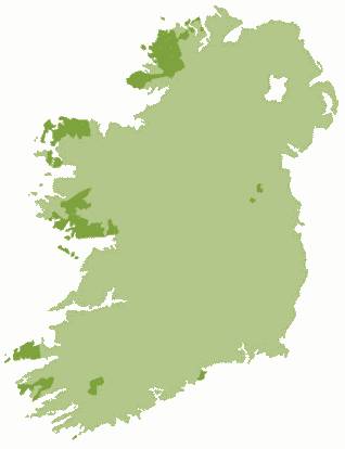 Map of Gaeltacht