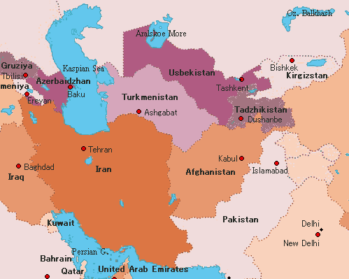 Map of the Iranian Languages