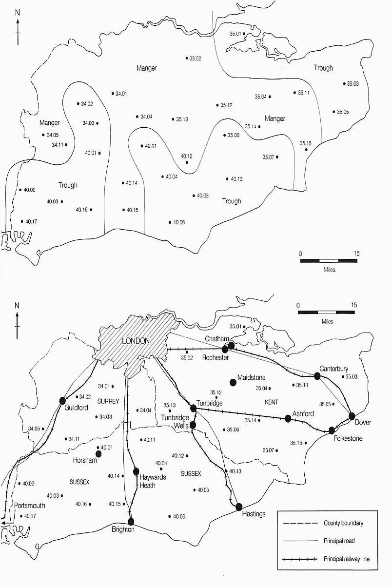 Map of 