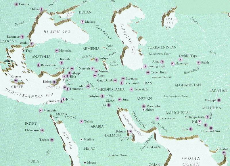 Map of the Near East