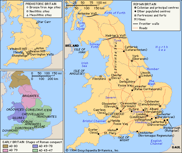 Map of Roman Britain