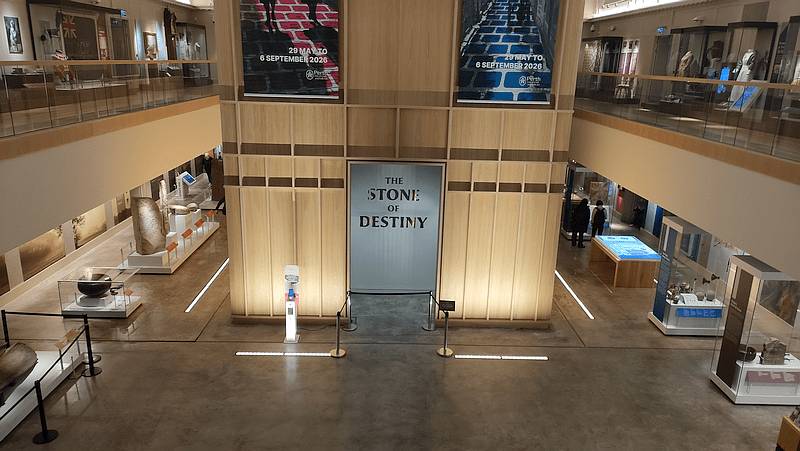 Entrance to the Stone of Destiny gallery, Perth Museum